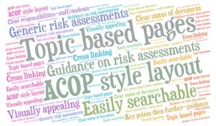 Word cloud showing main topics from workshop during conference